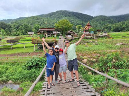 Rice Fields and Bamboo Bridges - photo album cover